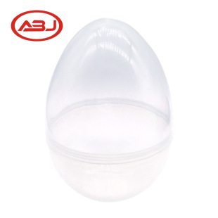 Factory wholesale pp plastic eggshell Toy candy oversized Easter 12cm doll machine gift transparent eggshell