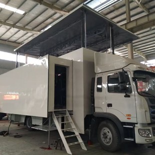 Yellow Card Caravan Led Advertising Media Publicity Vehicle Stage Vehicle National Six Performance Vehicle