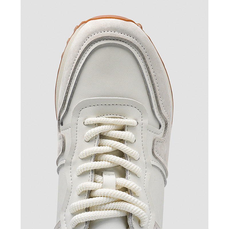 Baskets blanches homme chaussures de sport décontractées mode_voghion.com