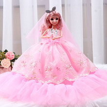 現貨大號45cm恆潮迷糊芭比娃娃玩偶公主禮盒套裝洋娃娃新年禮物批