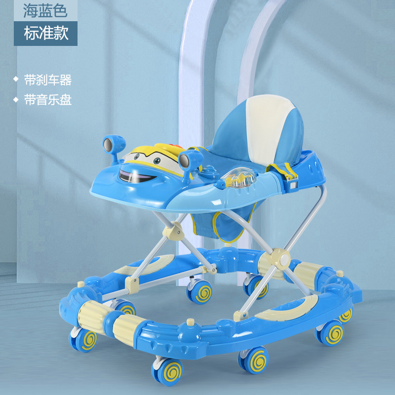 Caminante multifuncional de la carretilla de La anti-o-pierna del anti-tirón del caminante del bebé con el fabricante de la música