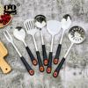 Lake Set Red Pole Stainless Steel Kitchenware Frying Porridge Porridge Spoon Barbecue Fork Home Stir -fried Dicker Set Manufacturer Approval