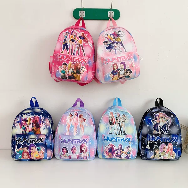 2025 New Cute Printed Kindergarten Backpack Cartoon Children's School Bag Fashionable Toddler Travel Student Bag