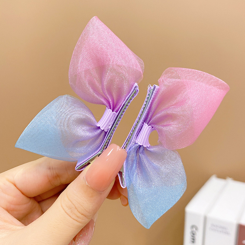 Lindo Super Hada arco pequeña horquilla niños niña bebé accesorios para el cabello tocado horquilla clip Corea del Sur hembra