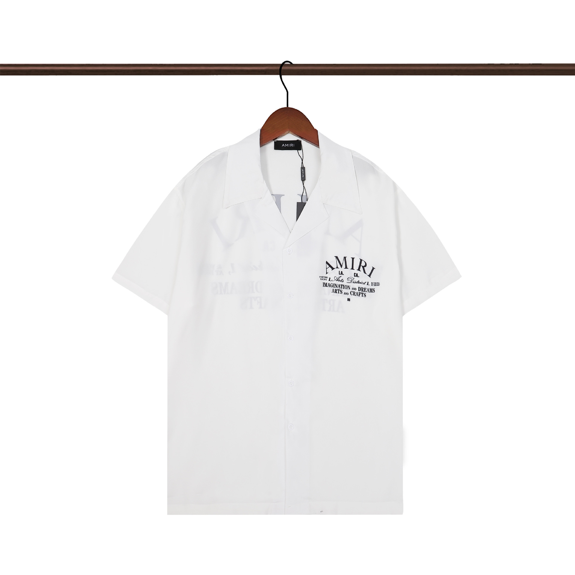 Amiri Shirt Arts and Crafts Logo White
