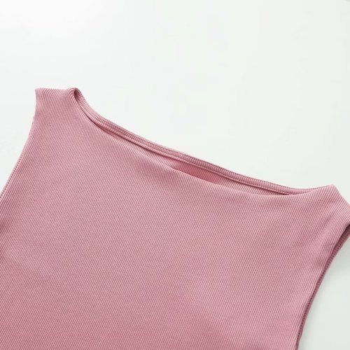 Z Europe and America cross-border slimming short sleeveless vest t-shirt top women's 25 new outerwear 1044152 