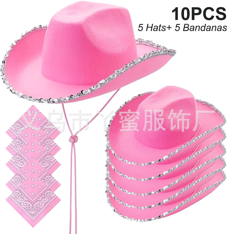 Juego de 10 piezas de borde plateado rosa sin borde