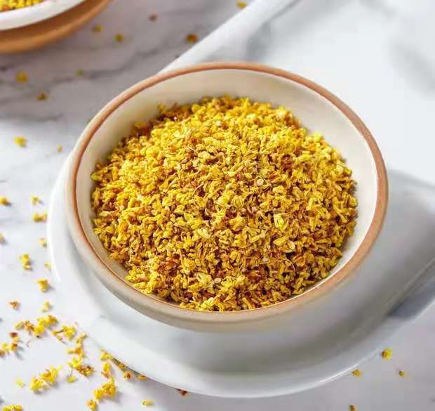 Dried Osmanthus Flowers Gui Hua 30g Bottle Natural Herbal Tea Fragrant Floral Infusion details