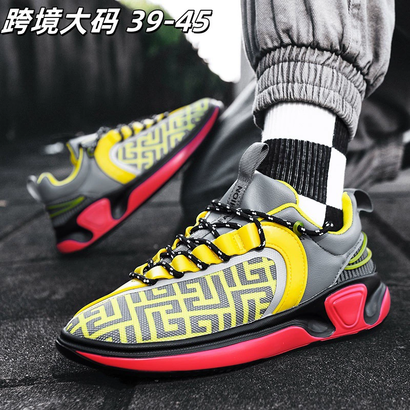 Баскетбольные кроссовки кроссовки 2024 года новые модные тренды для студентов дикой толстой подошвы повседневная мужская обувь
