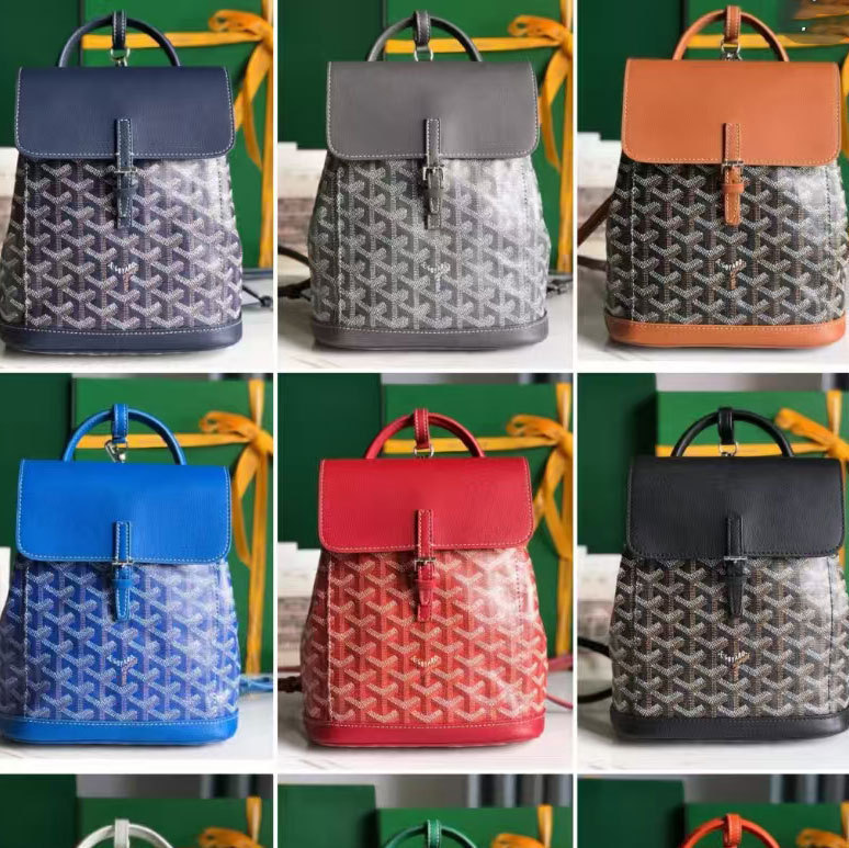 Goyard Mini New Backpack Dog Tooth Small School Bag Y Brand Letter Backpack Alpin Mini Casual Backpack Goyard Mini New Backpack Dog Tooth Small School Bag Y Brand Letter Backpack Alpin Mini Casual Backpack