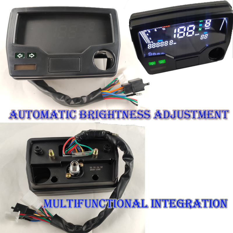 Suitable for Honda Win100 Digital Instrument Assembly V100 Cd70 Southeast Asia Automatic Dimming Electronic Instrument