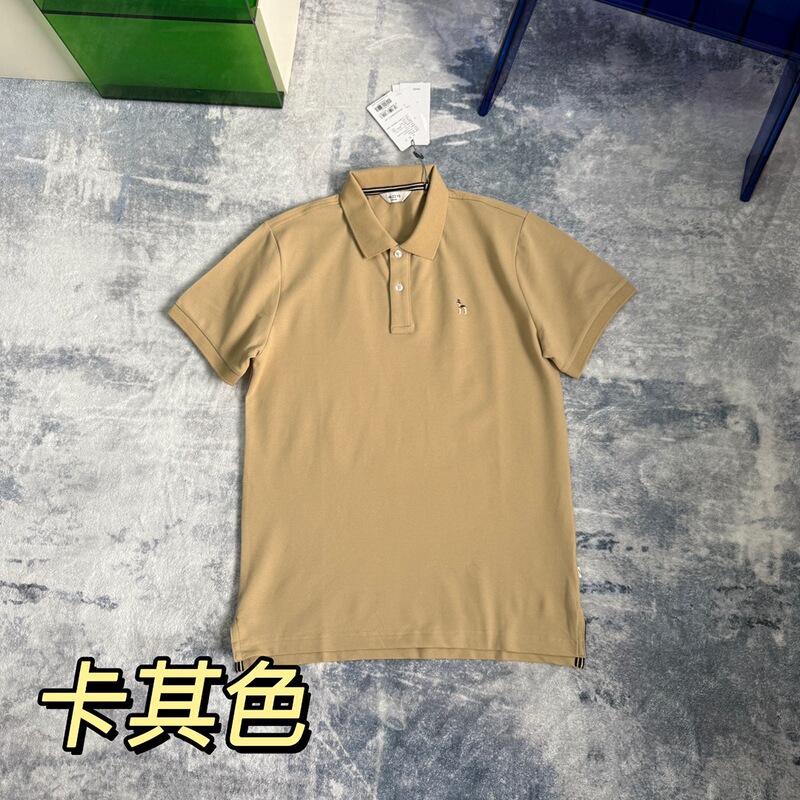 Hazzys/ハギス25夏の新型男性ビジネスカジュアル半袖襟付きポロシャツ|undefined