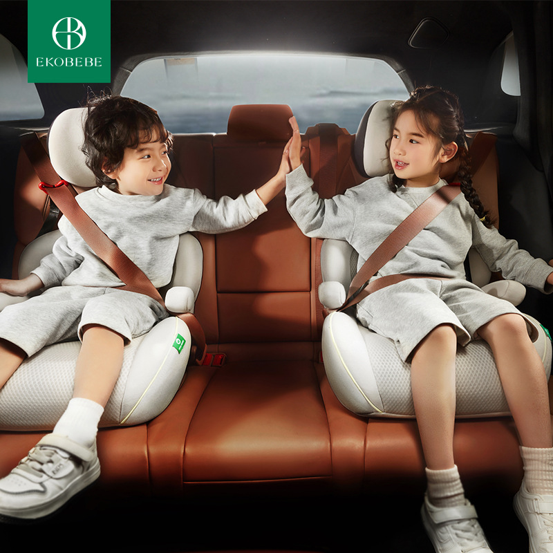 Ekobebe Kids Safety Seat Car Booster Cushion for Kidsren over 3 Years Old, Simple and Portable Car-Mounted