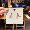 Silver needle, universal earrings, silver 925 sample, internet celebrity, wholesale