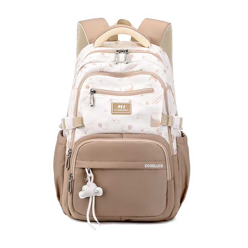 Mochila de pescado natural para estudiantes de primaria de 3 a 6 grados, mochila de alta capacidad para estudiantes de secundaria.