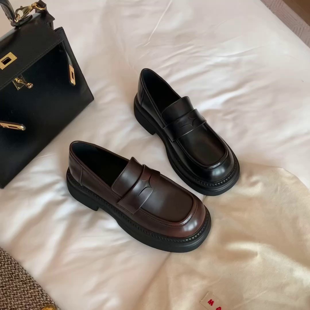 英伦风乐福鞋女小皮鞋惠州真皮女鞋 Loafer 2024冬季新款一件代发 英伦风乐福鞋女小皮鞋惠州真皮女鞋 Loafer 2024冬季新款一件代发