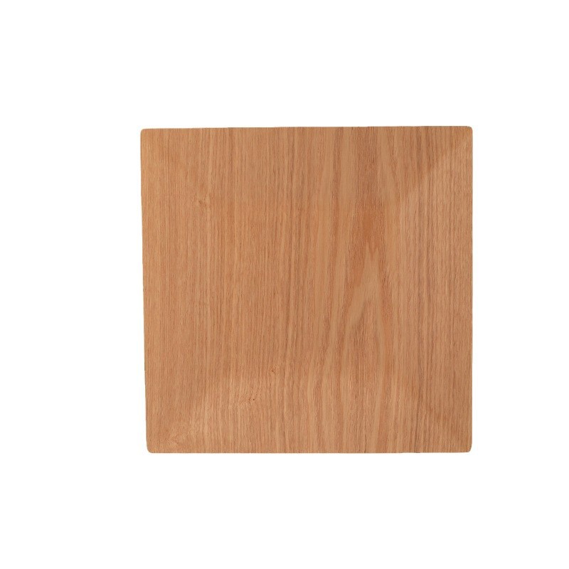 bandeja de madera de nuez cuadrada japonesa para el hogar coloca tazas de menú comida snack pizza filete plato de madera