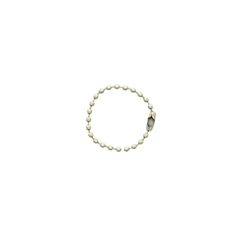Fabricante en stock 10cm Cadena de cuentas de color Hecho A Mano DIY material clave etiqueta de la cadena redonda del grano de la cadena accesorios de la joyería