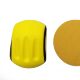 4 inch 103mm hand-held grinding disc manual grinding disc self-adhesive disc PU foam cylindrical yellow polishing disc