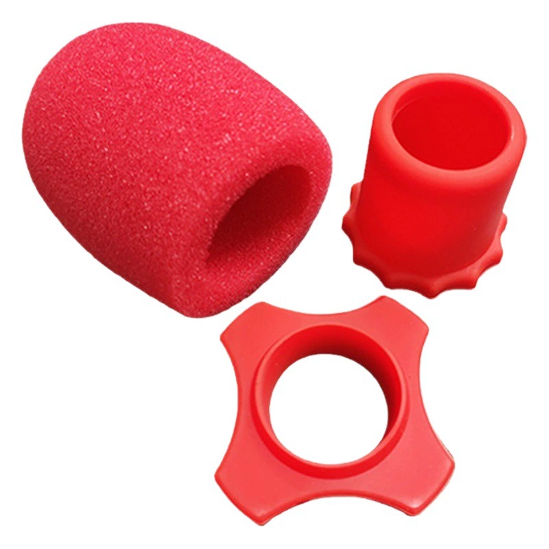 Противоскользящее кольцо для микрофона, защитный чехол для микрофона, утолщенный чехол из губки, всплывающий чехол для микрофона KTV, ветрозащитный чехол для микрофона