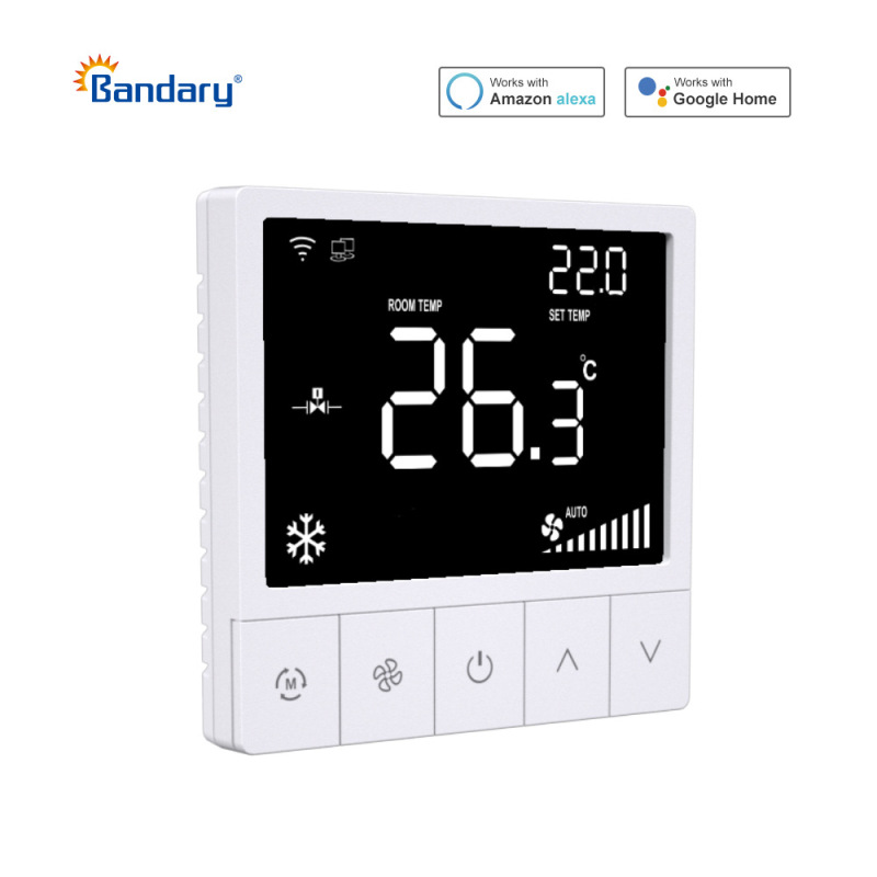 Central Air Conditioning Water System Wifi Fan Coil Intelligent Room Temperature Analog Control Fan Coil Thermostat