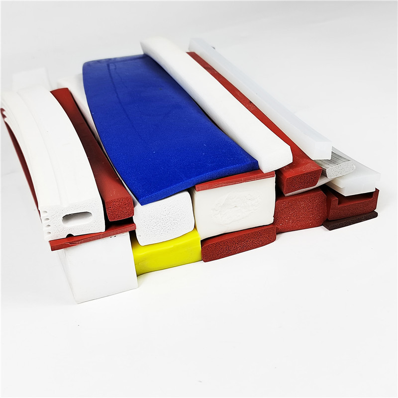 硅胶平板方型密封条 减震耐高温海绵发泡条 发泡硅胶条