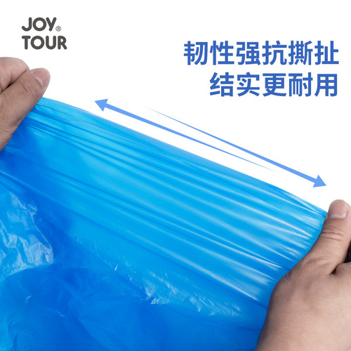 Outdoor Heavy-duty Drawstring Trash Bags with Independent Packaging, Self-sealing, Pull-out Design, and Puncture-resistant