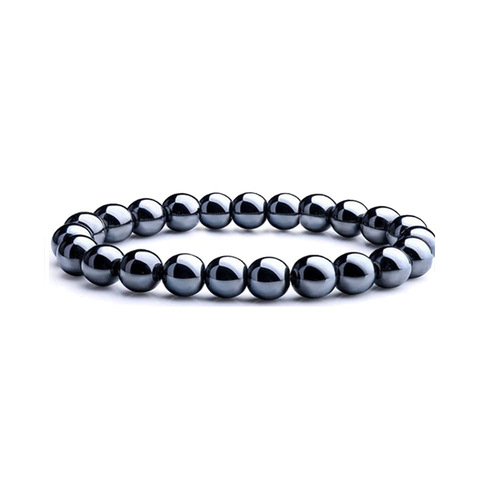 Cross-border 8mm gemstone bracelet round bead bracelet for men and women crystal beads agate elastic bead bracelet