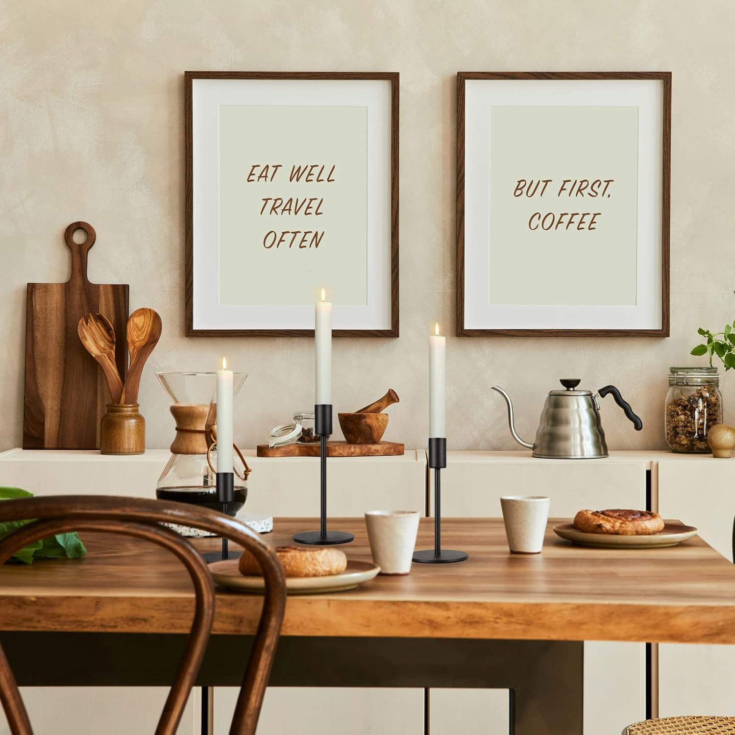 Mayorista en candelabro de hierro forjado nórdico adornos de velas largas para la cena a la luz de velas decoración romántica props atmósfera