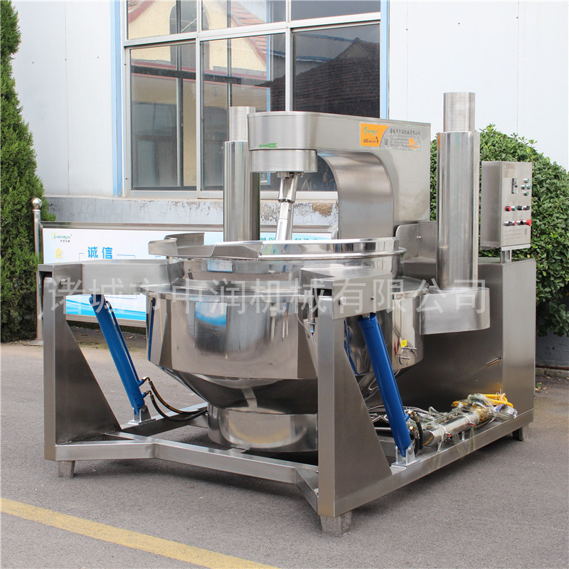 火锅调味料搅拌机器 自动型火锅炒料机 燃气加热底料炒锅