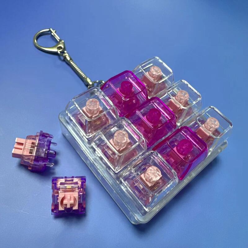 クロスボーダー 9 キー減圧ボタン PC 高透明キャップシリコーン猫の爪キーボード減圧ピンチボタンキーホルダーおもちゃ|undefined