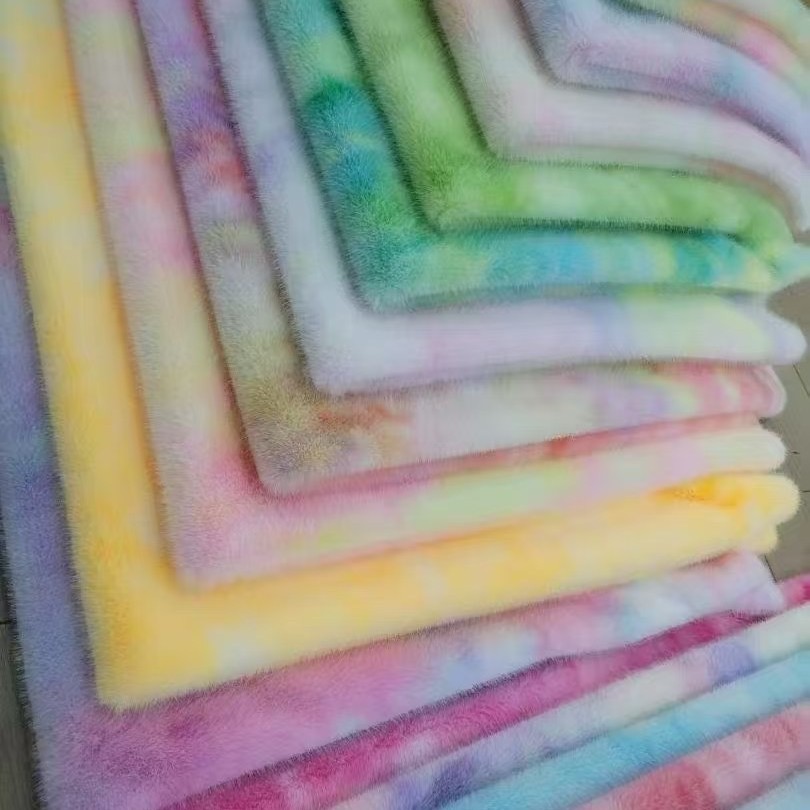 Minion visón impresa visón teñido colorido bolsas de moda juguetes tela de almohada de moda