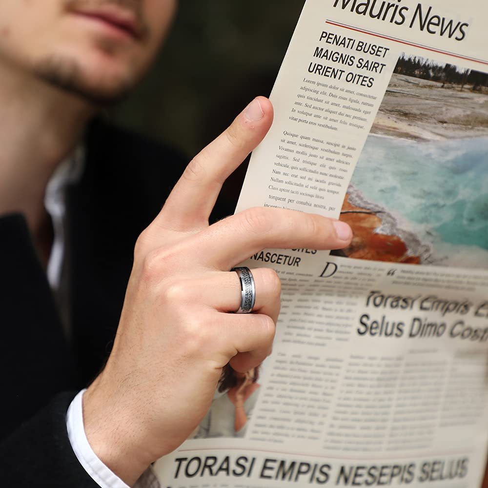 201 Stainless Steel Material Hip-Hop Symbol 201 Stainless Steel Enamel Gold Plated Men'S Rings