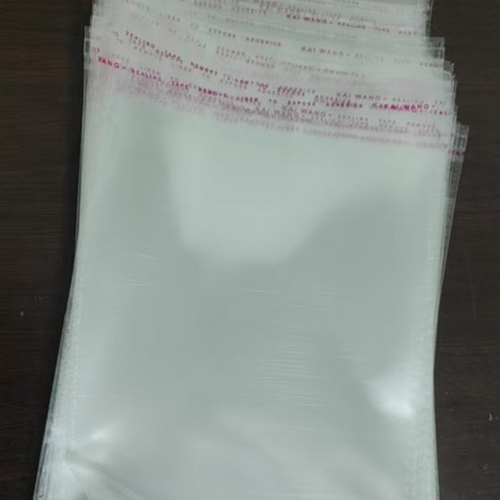Opp Self-Adhesive Bag Card Head Packaging Bag Transparent Clothing Self-Adhesive Bag Plastic Film Ziplock Bag Self-Adhesive Seal Bag