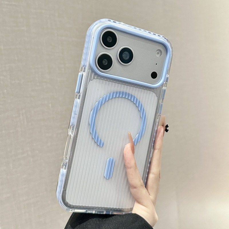 Funda Magnética para iPhone 15/16/17/18 Pro de Acrílico con Protección Anti-caídas image 9