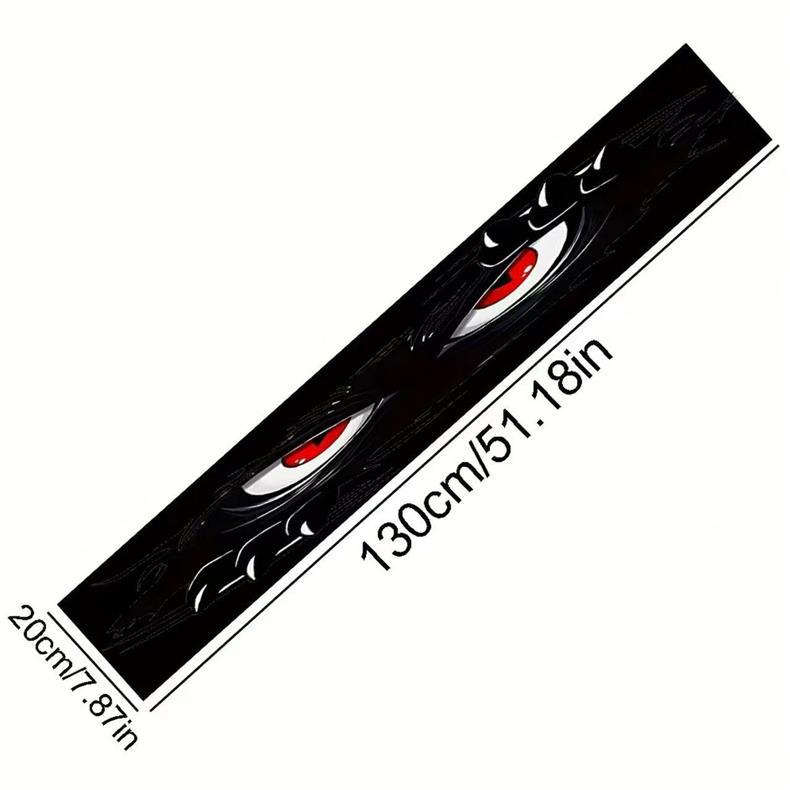 Cross-Border Universal Car Front Windshield Stickers, Personalized Decorative Stickers for the Front Windshield, Sunshade Light-Blocking Modified Car Stickers
