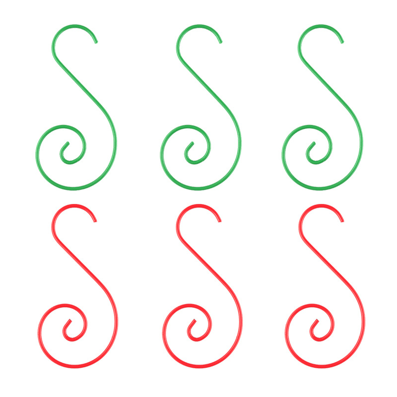 Amazon Venta caliente gancho de Navidad vacaciones joyería gancho metal pequeño gancho S gancho todo tipo de decorativo pequeño gancho al por mayor