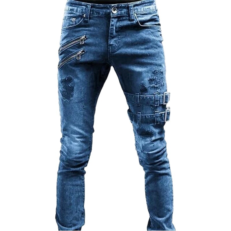 2022 transfronteriza exclusiva para Europa y América nueva motocicleta personalidad popular Amazon deseo exclusivo para stretch skinny jeans