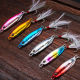 6 Colors Metal Jigging Spoon Fishing Lures Bass Walleye Perch Fresh Water Fishing Lure