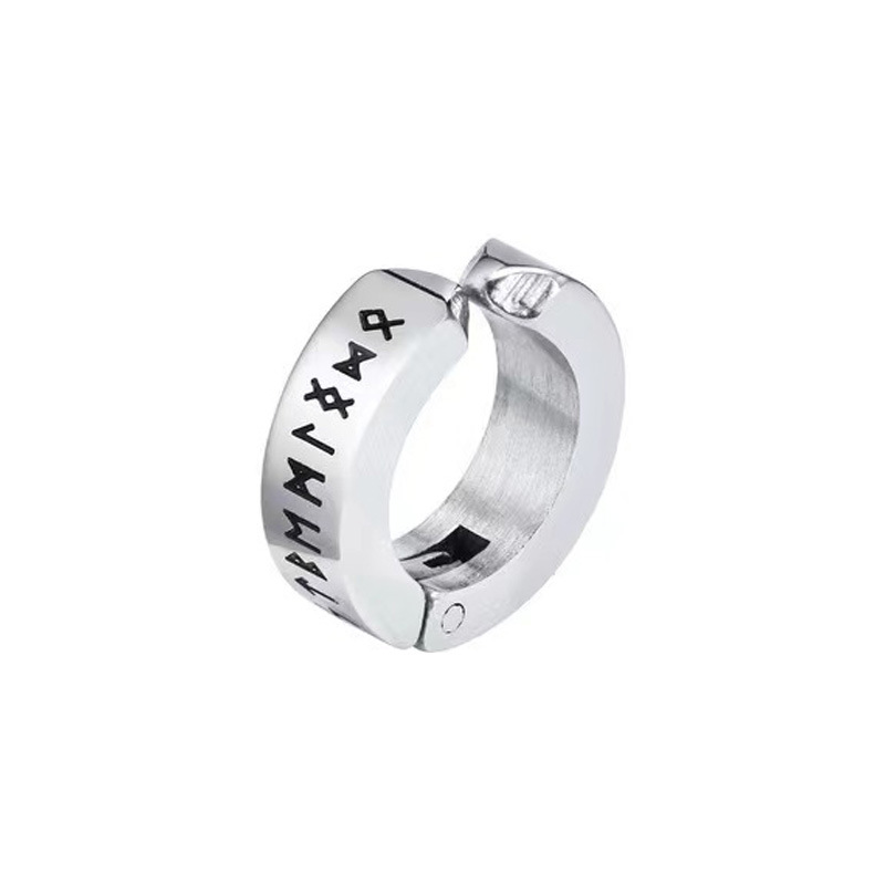 Cool Men’s Stud Earrings. Minimalist Street & Punk Style, Ideal For Casual, Party & Daily Wear. Made Of 316L Stainless Steel, Hypoallergenic, Nickel-_voghion.com