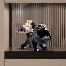 跨境钥匙摆件客厅门口法斗犬鞋柜装饰收纳入户托盘玄关礼物家居