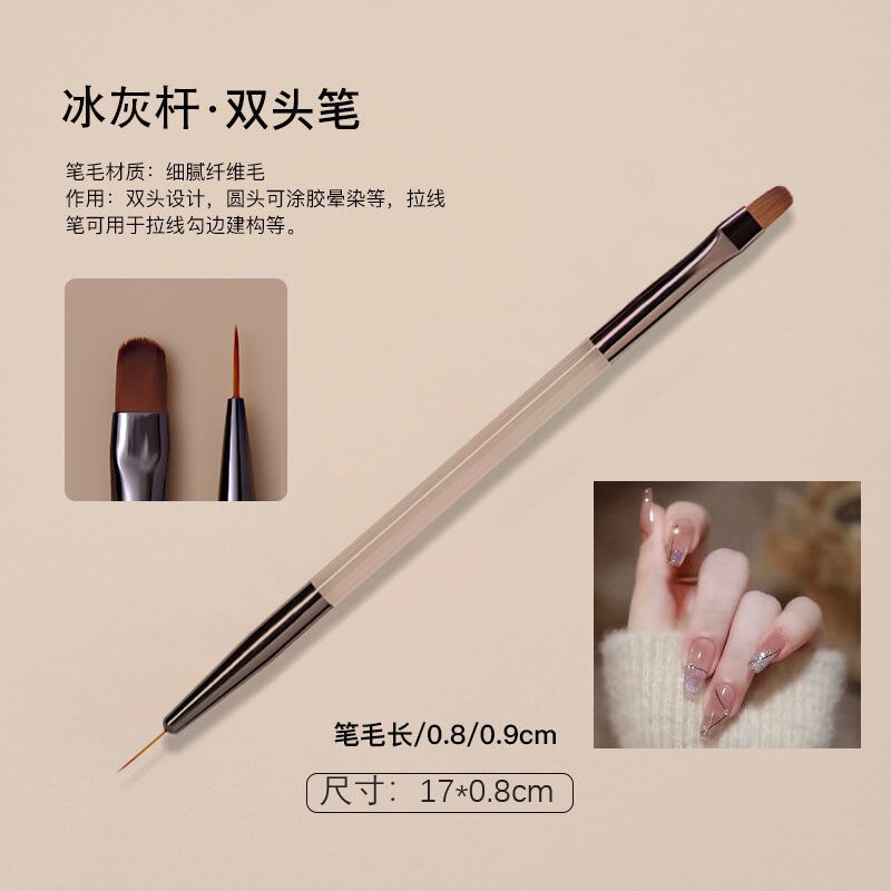 新しい和風マニキュアブラシセット、ペイントドローペン、マニキュア光療法、フラワーブレンディングブラシ、スイープペン|undefined