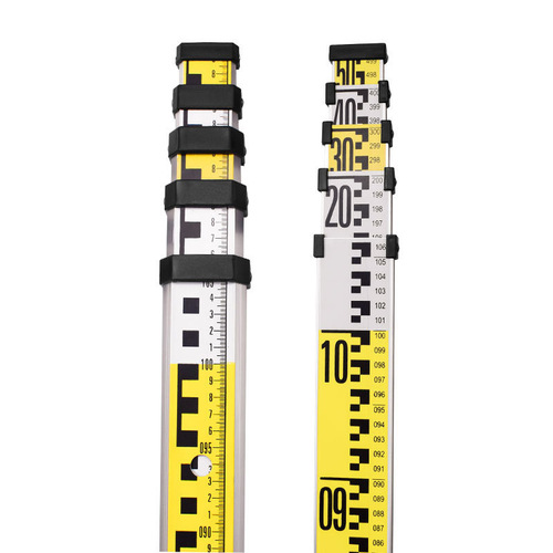 Factory Direct Sale 3-meter 5-meter 7-meter Aluminum Alloy Leveling Instrument Total Station Theodolite Dual-sided Telescopic Ruler