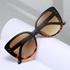 Fashionable sunglasses, trend glasses solar-powered, European style, cat's eye