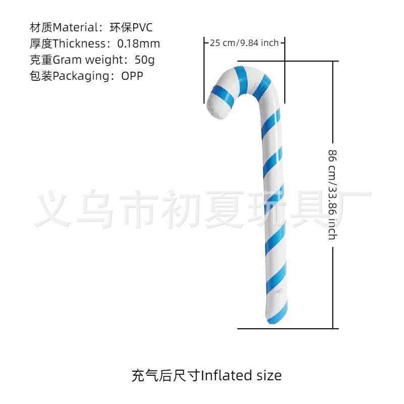 跨境现货Christmas圣诞老人装饰气球PVC雪花球商场户外装饰充气球|undefined