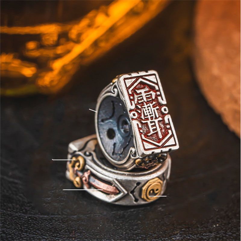 雨渐耳隔珠道系青年文玩diy配饰卡环手串传统文化做旧彩绘串珠|undefined