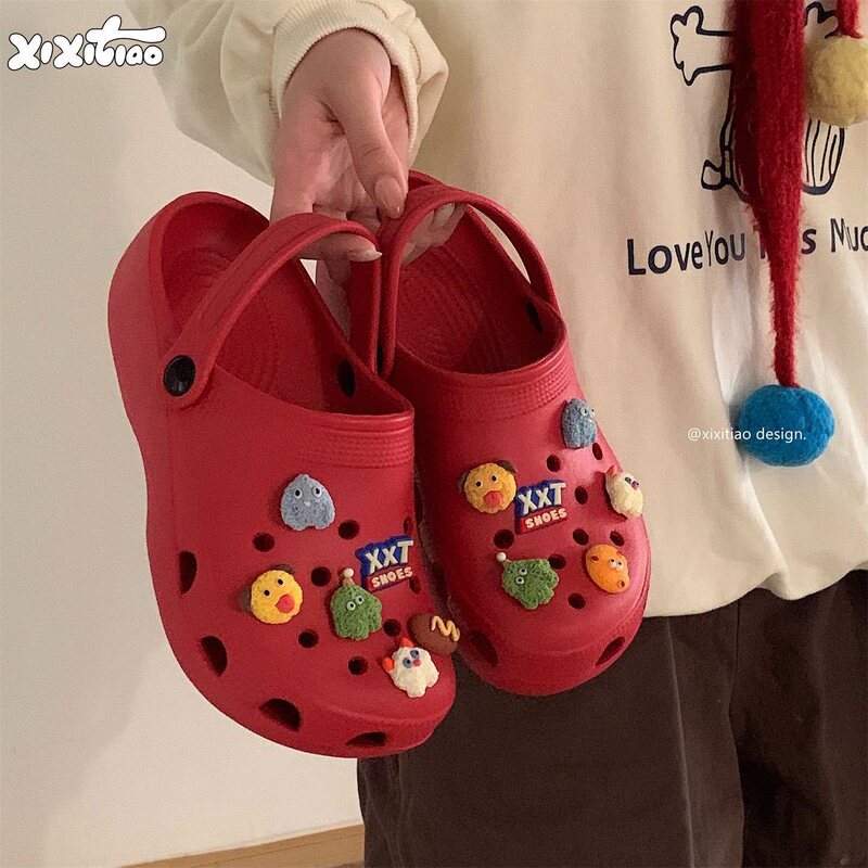 Fun Little Monster-Themed Clogs for Men, Women, and Children with Arch Support, Non-Slip, Parent-Child Summer Sandals Fun Little Monster-Themed Clogs for Men, Women, and Children with Arch Support, Non-Slip, Parent-Child Summer Sandals