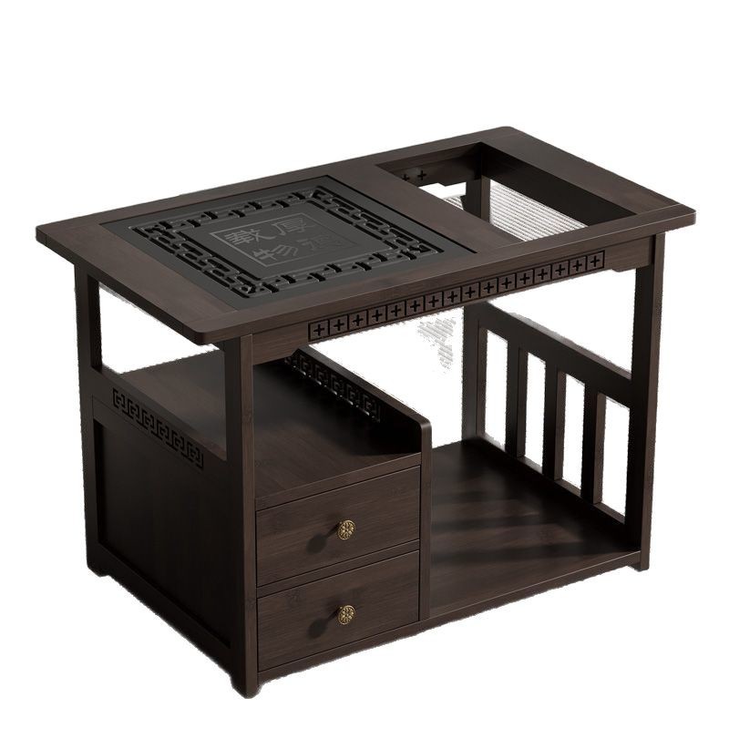 mesa de té móvil de alta calidad mesa de té pequeño carro de té sala de estar mesa de té set hervidor de agua automático todo en uno