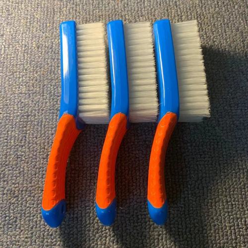 Factory Wholesale High-Quality Silicone Handle Nano Brush Imported Fiber Cleaning Colorful Craftsmanship Polishing Brush Craftsmanship Brush