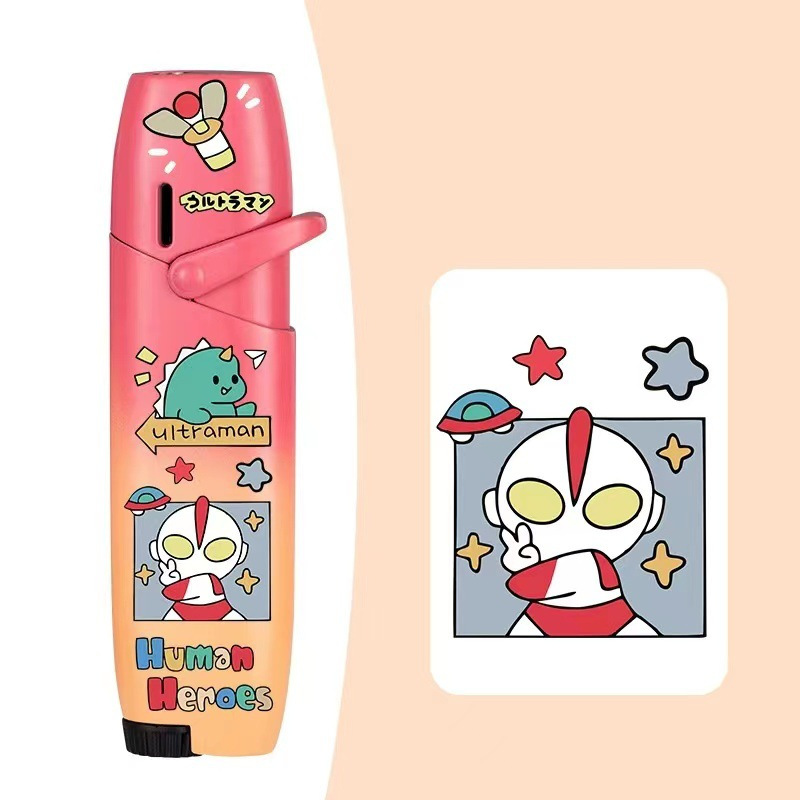 Ultraman pink and yellow